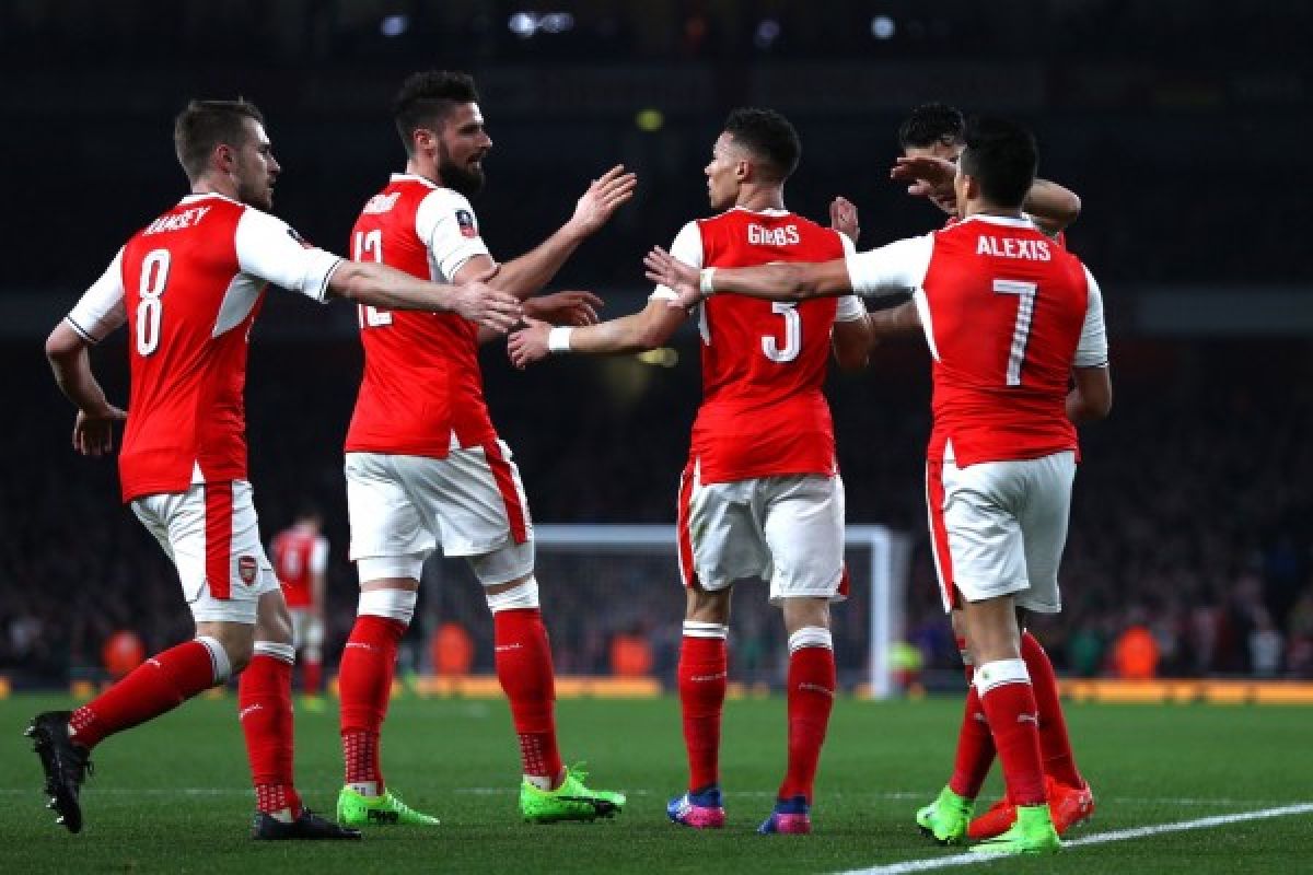 Bantai Lincoln 5-0, Arsenal melenggang ke semifinal Piala FA