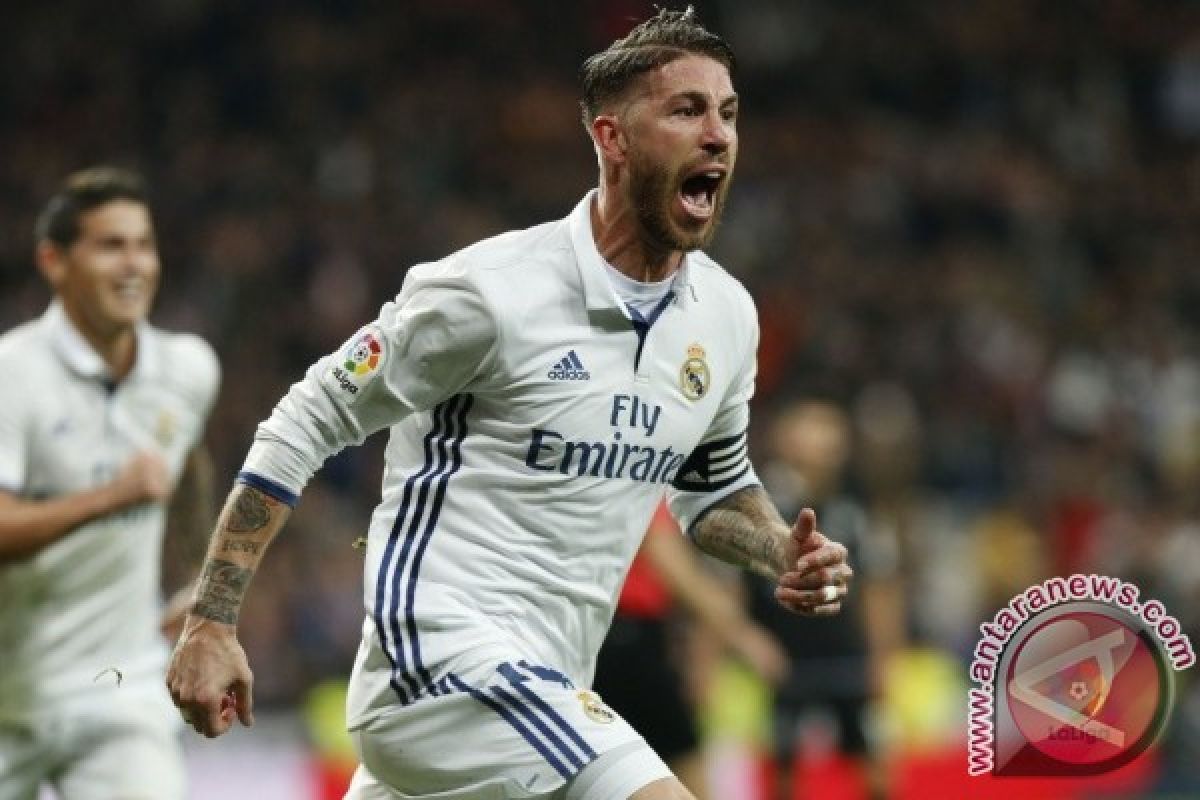 Sergio Ramos sejatinya sebagai 'petarung', puji Solari