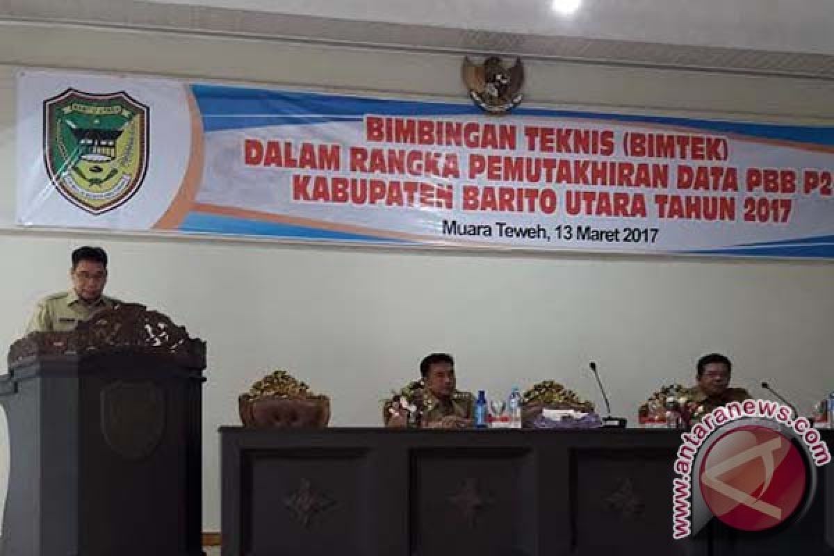 Barut Gelar Bimtek Pemutakhiran Data PBB P2