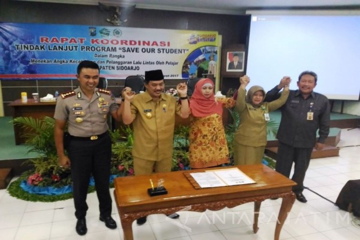 Polresta Sidoarjo Ajak Masyarakat Komitmen Penyelamatan Siswa