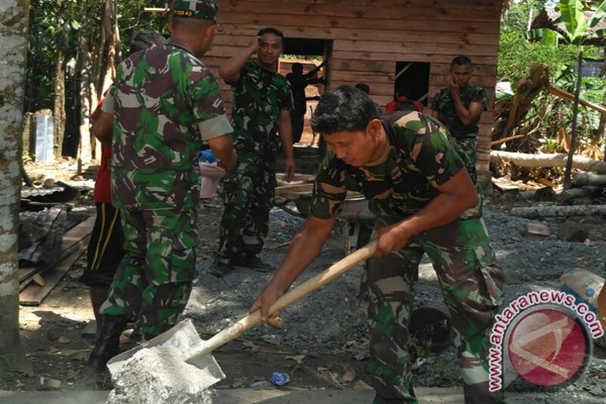 Kodim Aceh Barat percepat penyelesaian rumah lansia