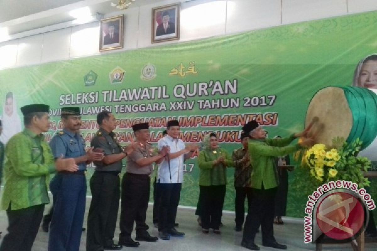 Gubernur Sultra: STQ Sarana Implementasi Al Quran 