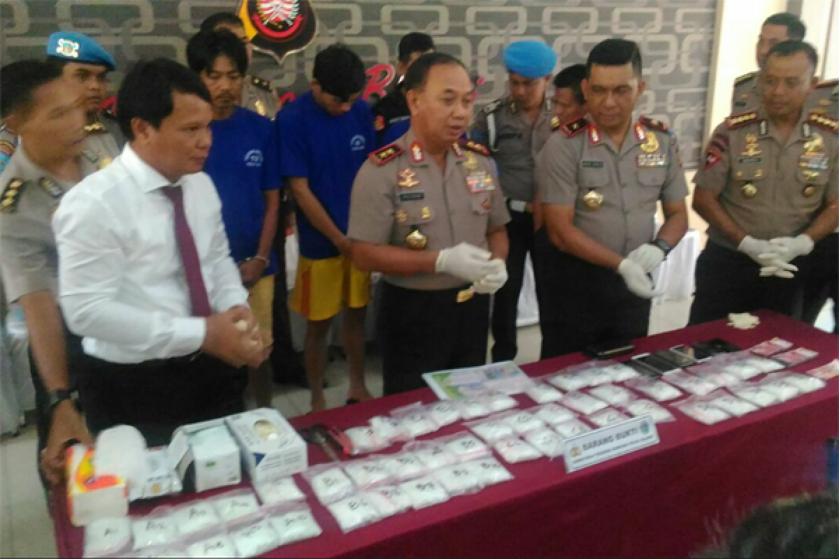 Polda Kembali Ungkap Peredaran Sabu 5,266 Kilogram  