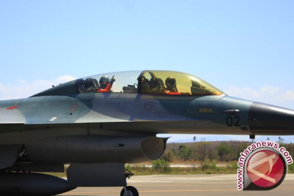 Empat Pesawat F-16 Hibah Datang Dari Amerika