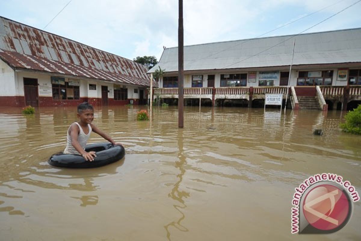 Tujuh kecamatan di Batanghari dilanda banjir