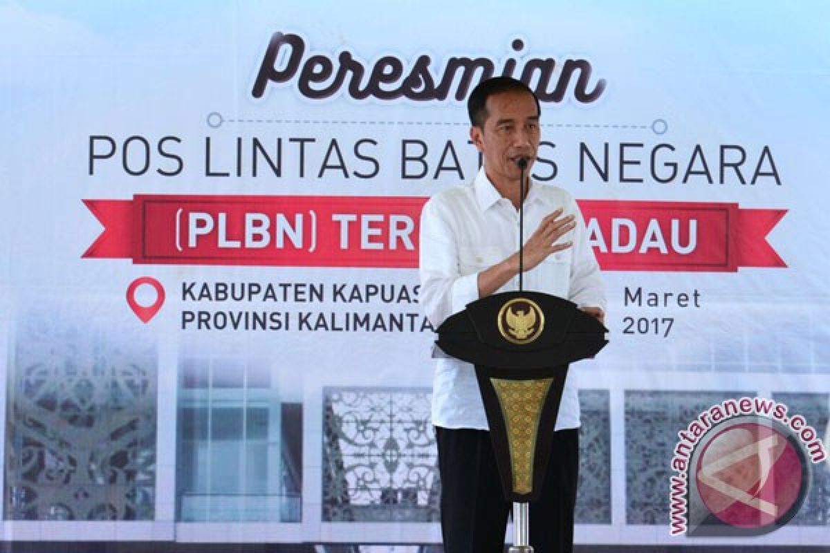 Presiden ingin PLBN tingkatkan ekonomi perbatasan