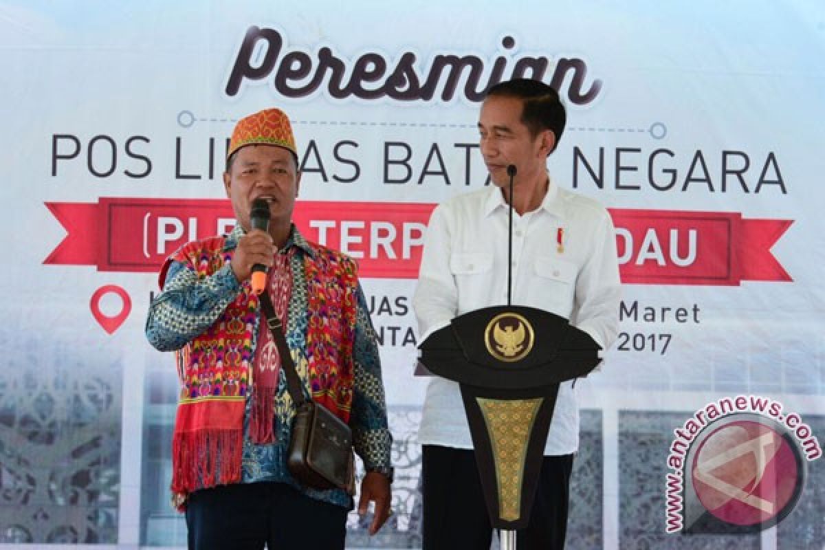 Dua permintaan Presiden kepada masyarakat perbatasan Kalbar