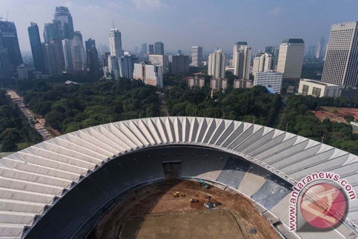 Pembukaan Asian Games pakai empat crane