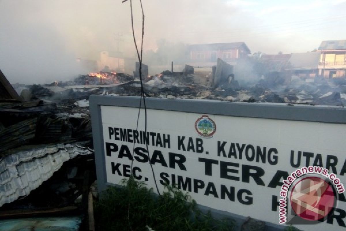 Puluhan Ruko di Melano Ludes Terbakar