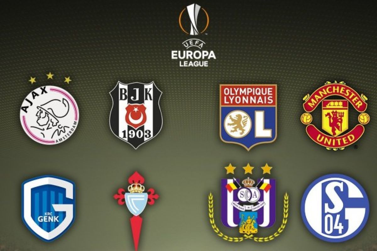 Hasil pertandingan babak 16 besar Liga Europa