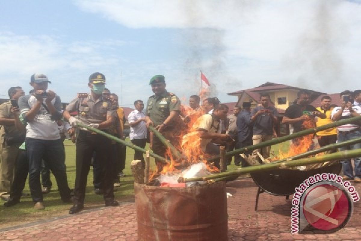 Polres Musnahkan Ribuan Ektasi