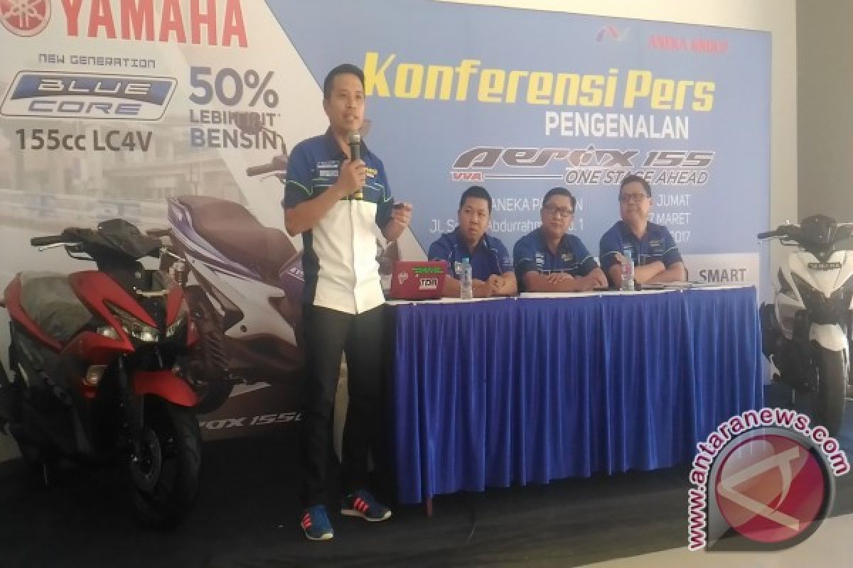 Yamaha Aerox Ditargetkan Laku 1.000 Unit/bulan Di Kalbar