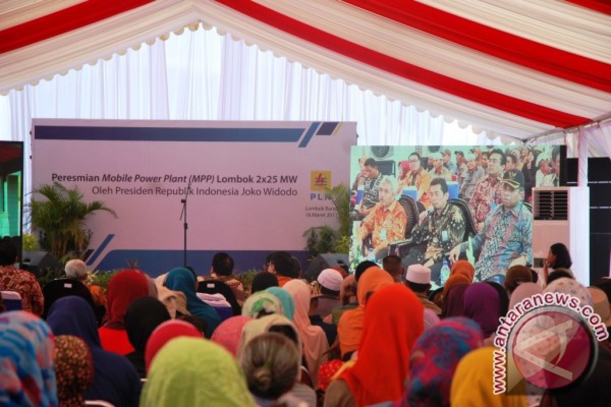 Presiden Resmikan MPP 50 MW di Lombok