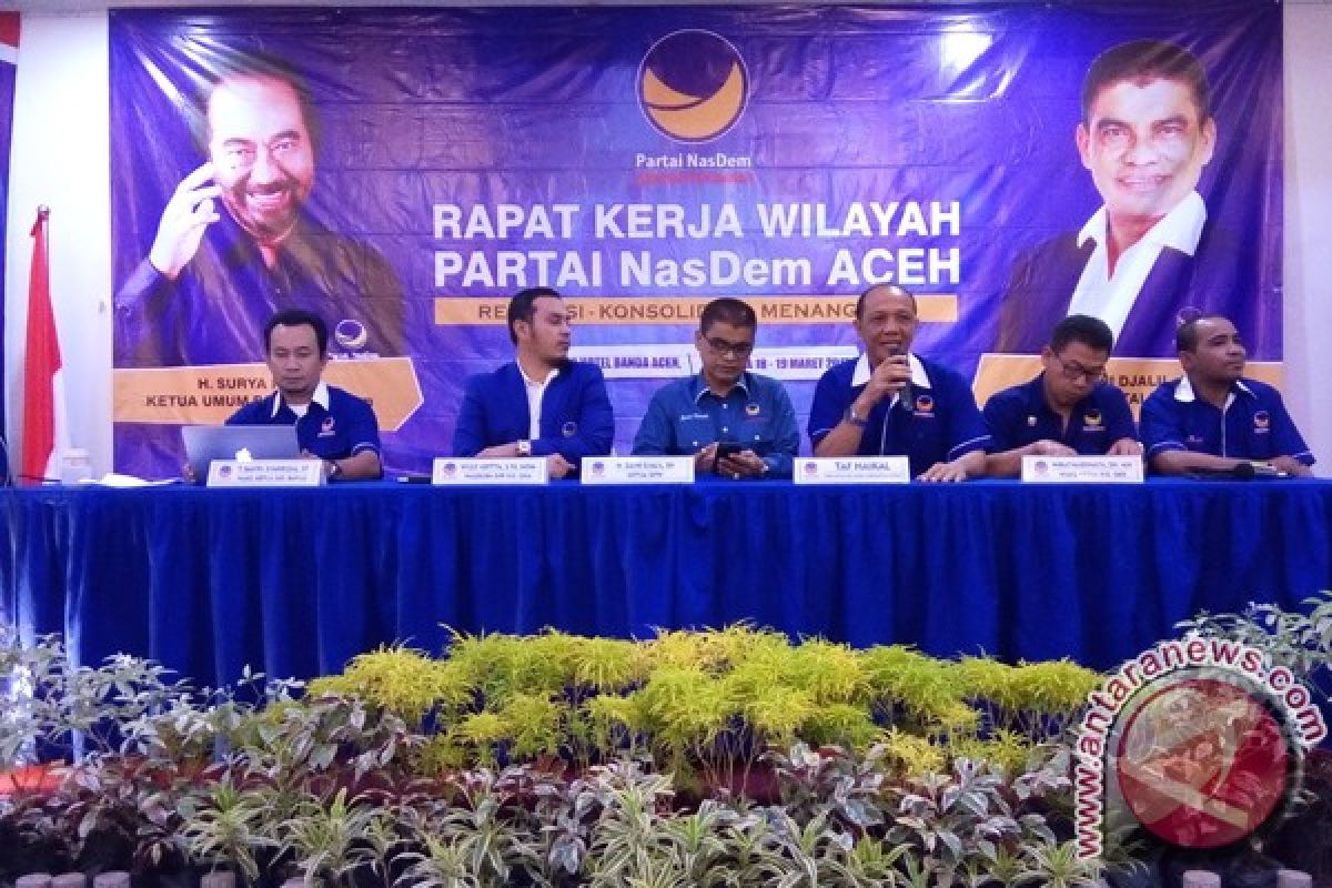 Nasdem Aceh luncurkan rekruitmen bakal calon legislatif