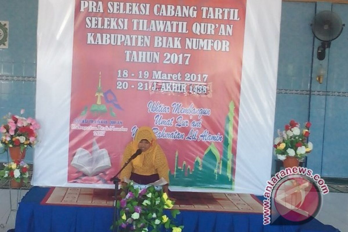 84 santri Biak Numfor ikut audisi Tartil Quran