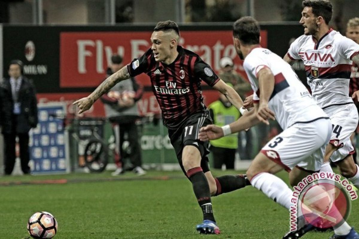 Kalahkan Genoa 1-0, AC Milan naik ke posisi enam