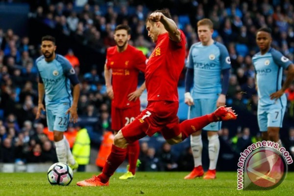 Manchester City vs Liverpool di Statistik Laga