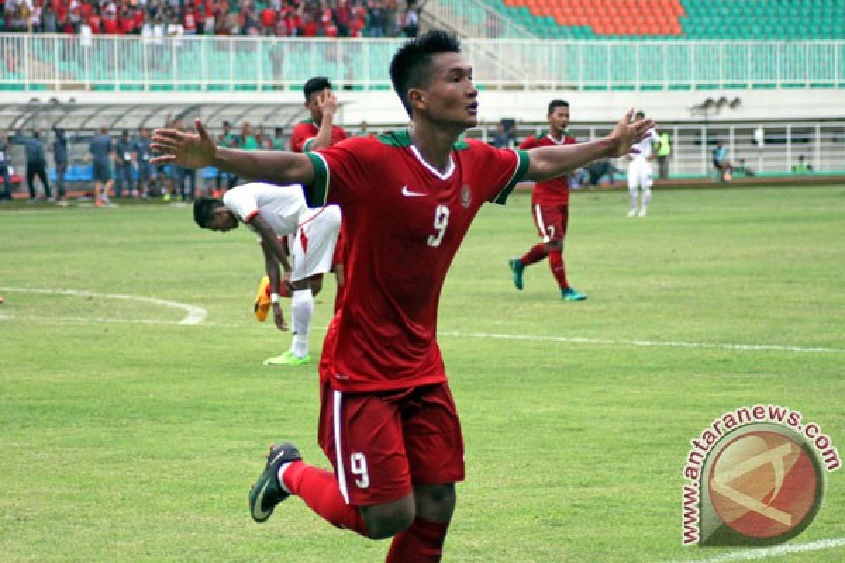 Indonesia vs Myanmar imbang 1-1 di babak pertama