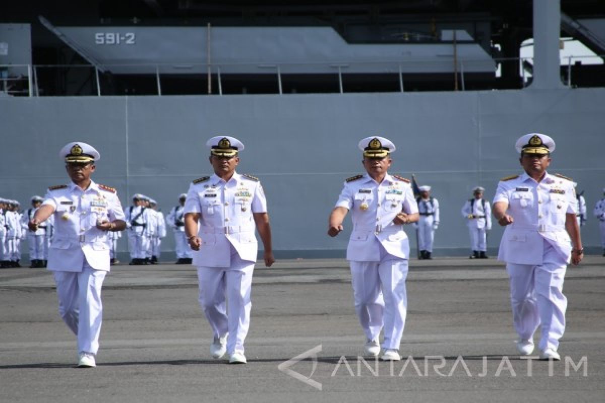 Pangarmatim Umumkan Pergantian Sejumlah Pimpinan di Koarmatim