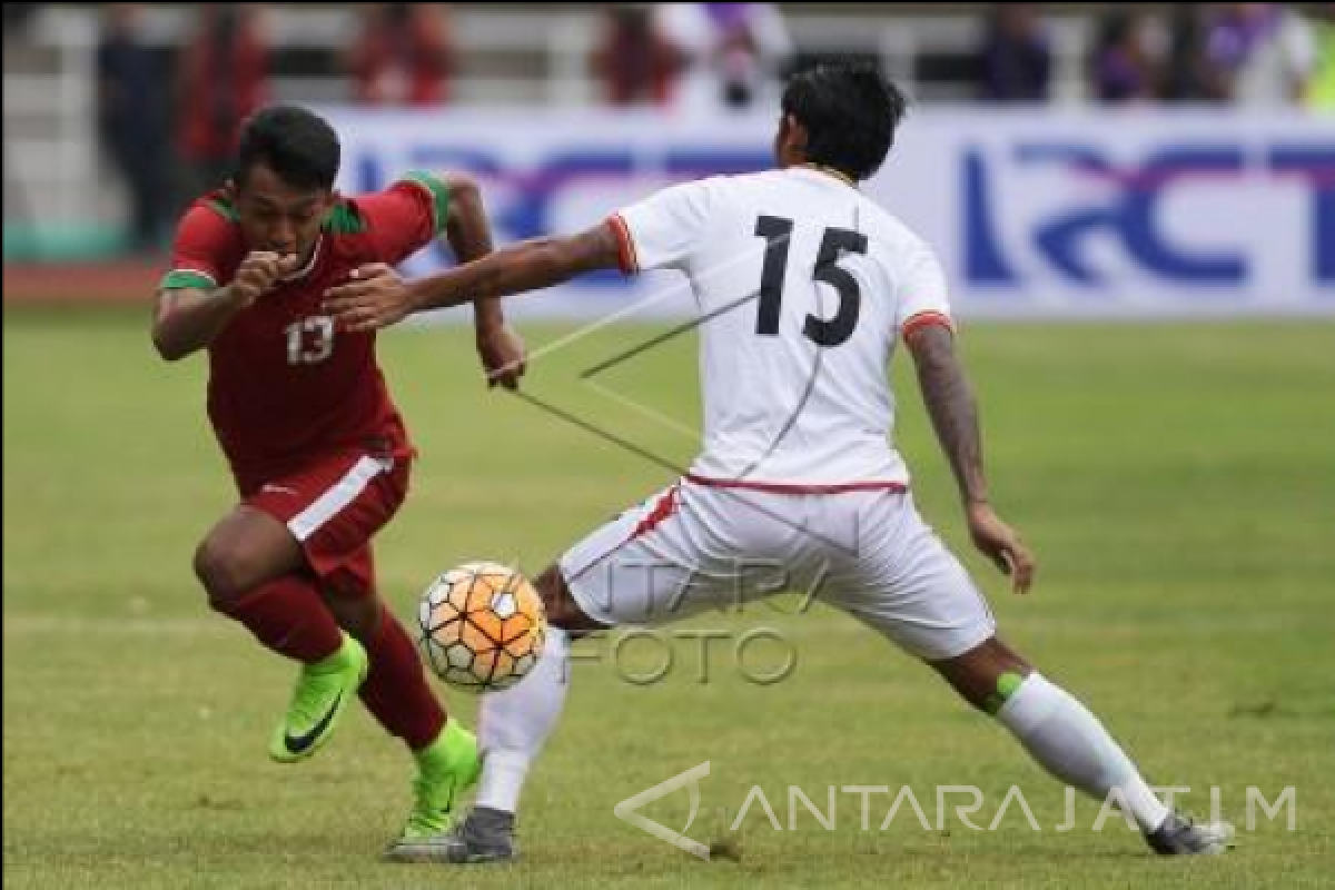 Indonesia Versus Myanmar Imbang di Babak Pertama