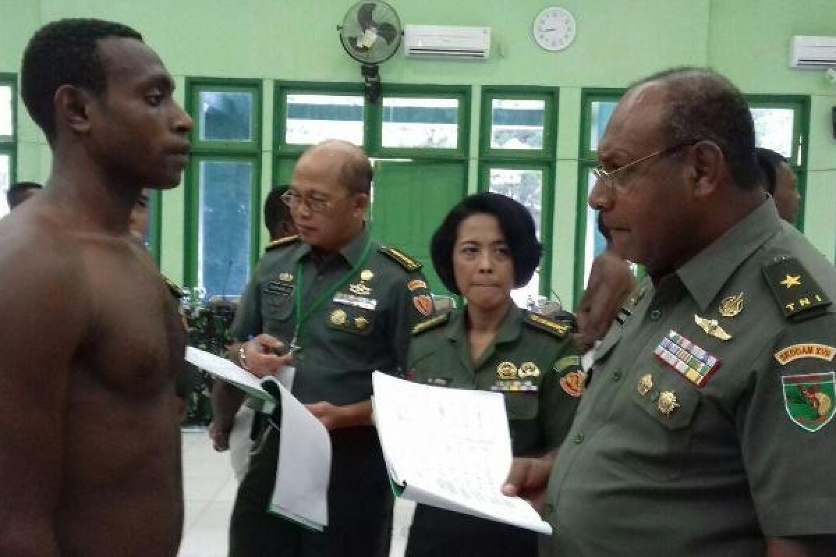 50 pemuda pedalaman Papua masuk pendidikan Tamtama TNI AD