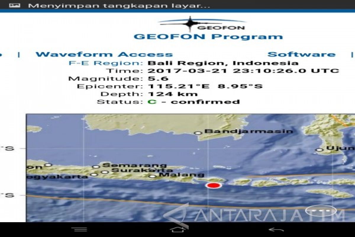 Guncangan Gempa Bali Dirasakan Warga Banyuwangi-Jember