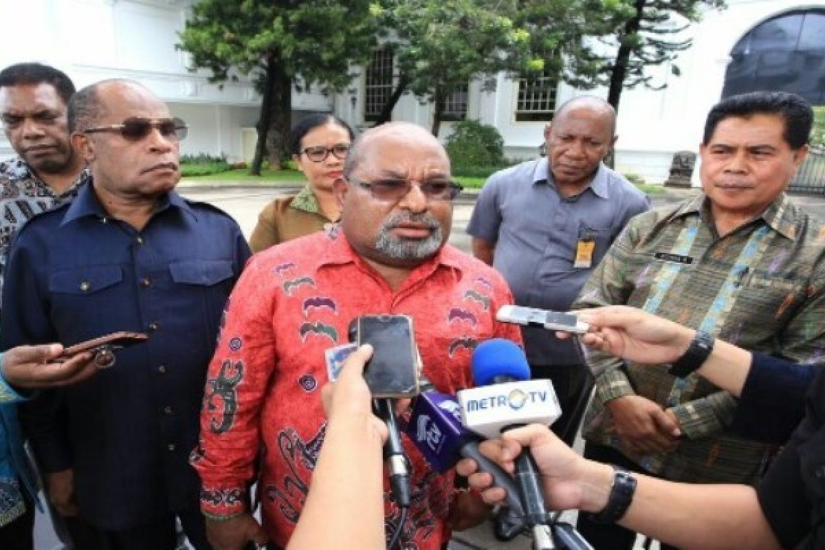 Gubernur Papua laporkan perkembangan pembangunan kepada Presiden 