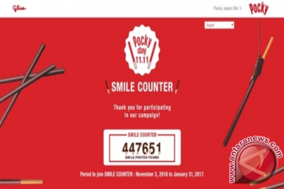 Share Happiness! Pocky umumkan jumlah kebahagiaan yang terkumpul di ajang Pocky Day SMILE COUNTER campaign perdana