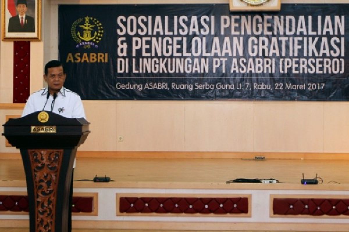 Sosialisasi pengendalian dan pengolahan gratifikasi di lingkungan PT ASABRI (Persero)