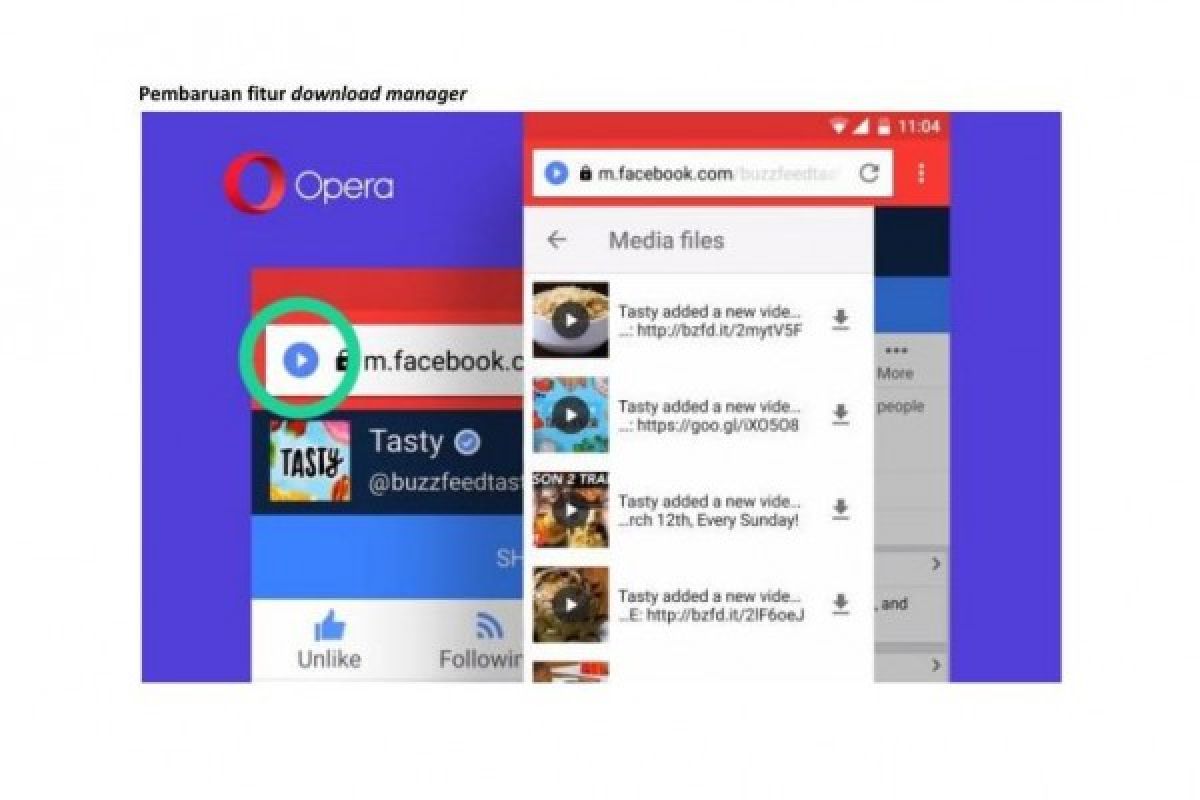 Opera Mini perbarui fitur di Android