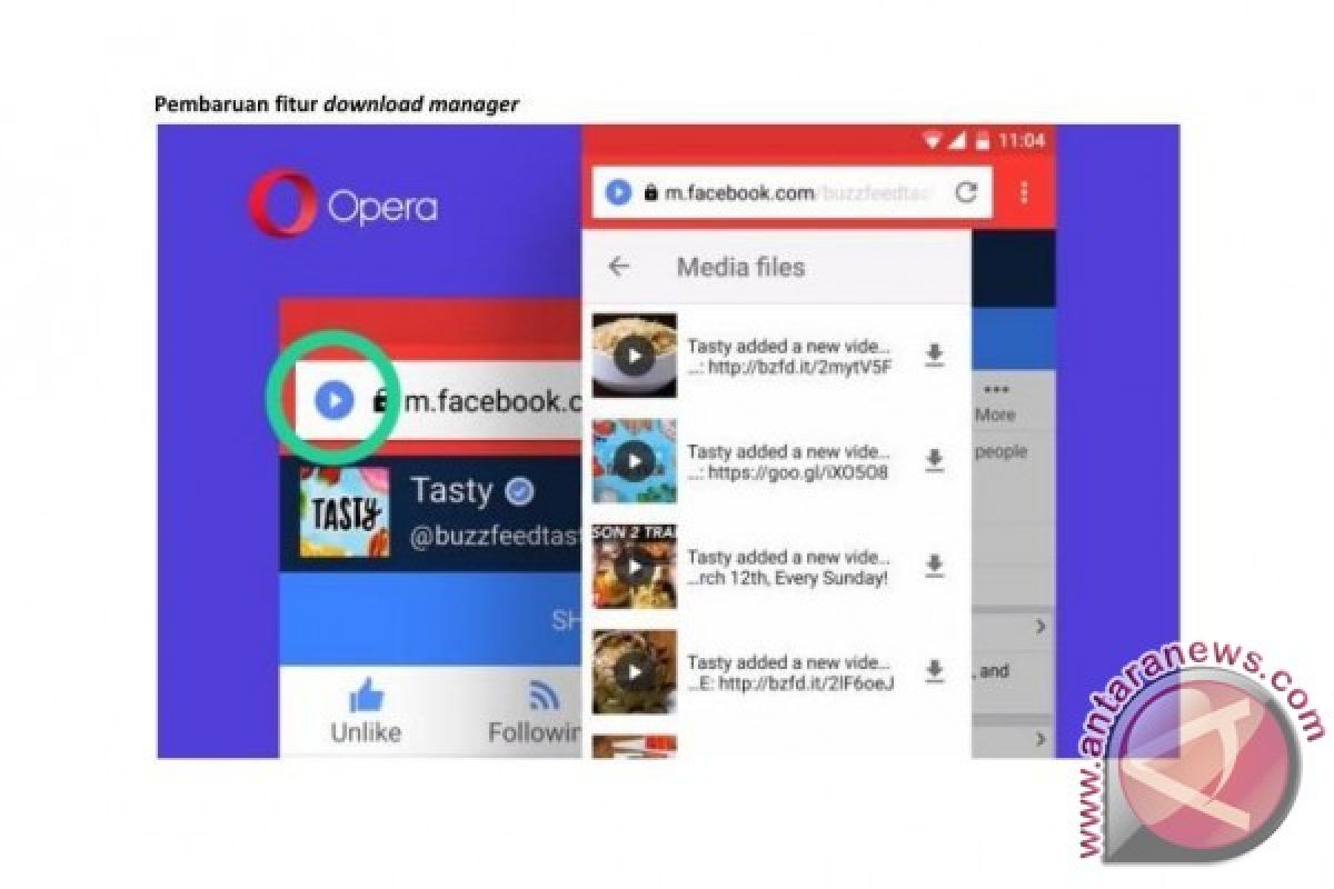 Perbaruan Fitur Opera Mini di Perangkat Android