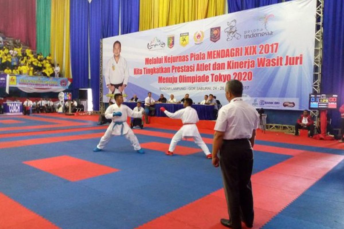  DKI Jakarta Juara Umum Kejurnas Karate Piala Mendagri  