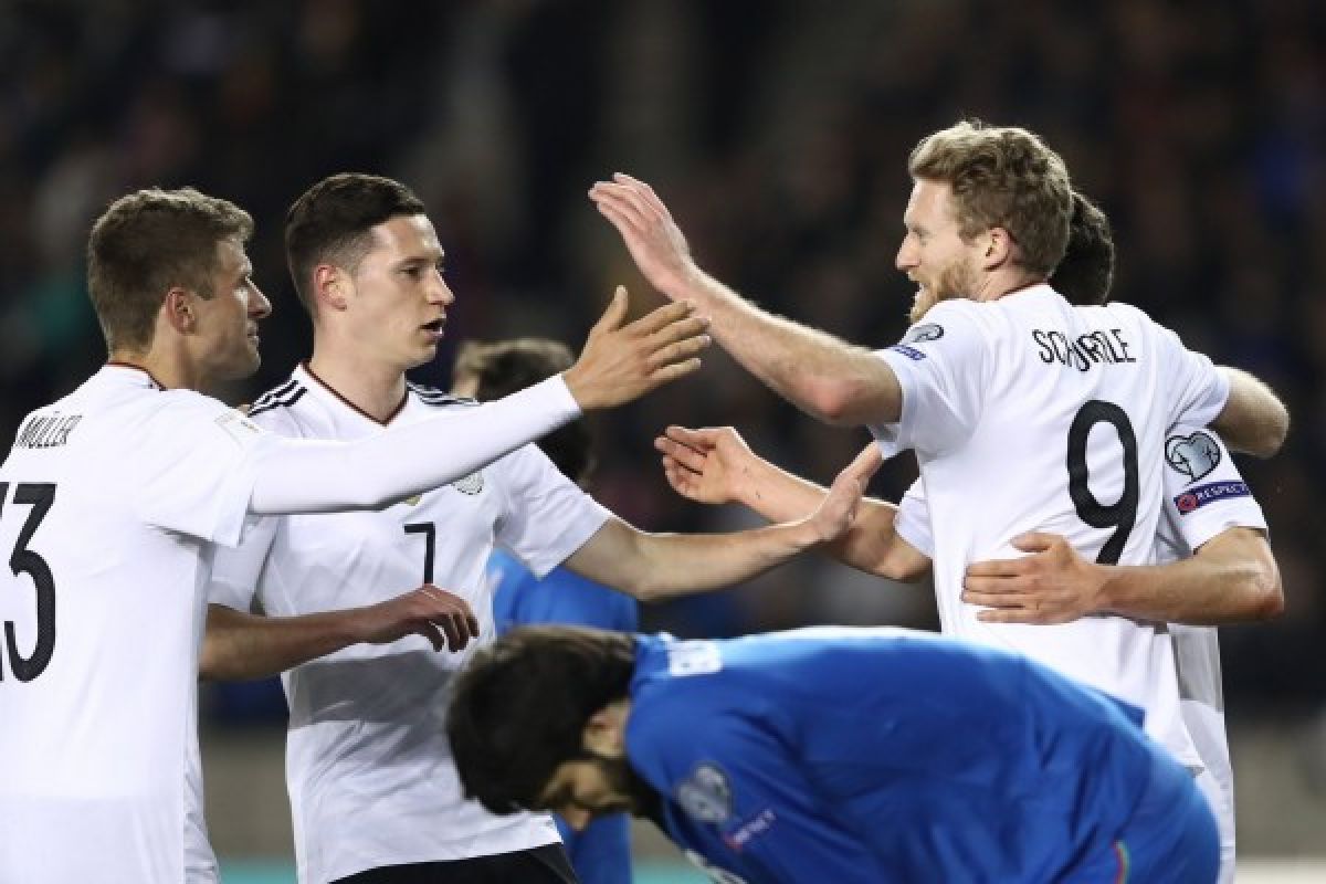 Schuerrle cetak dua gol saat Jerman bungkam Azerbaijan 4-1