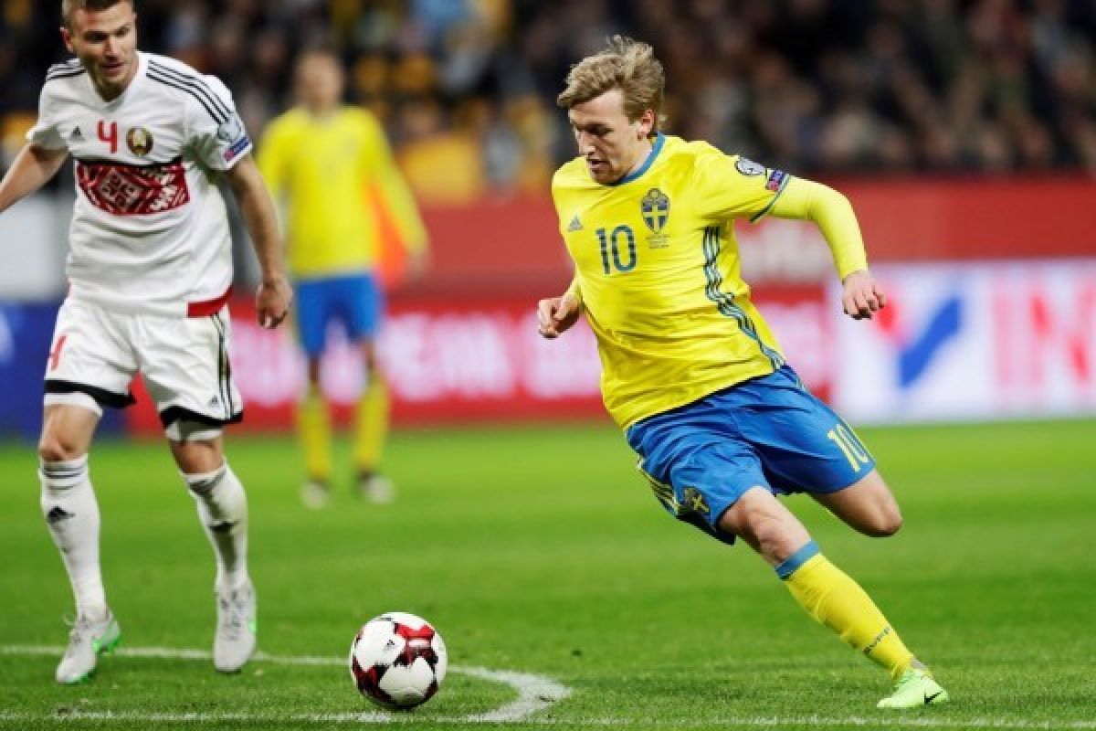 Swedia Gulung Belarusia 4-0 Laga Kualifikasi Piala Dunia