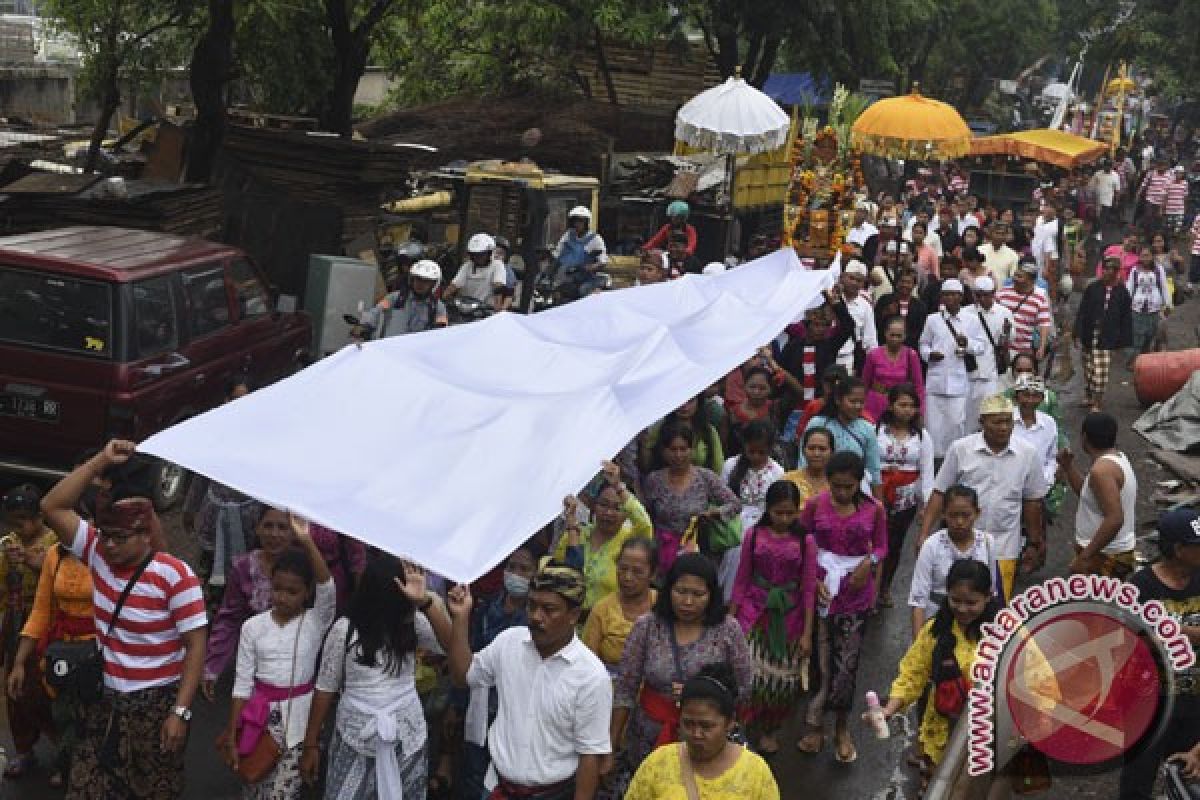 Umat Hindu Jakarta Nyepi Di Pura Aditya Antara News 7485