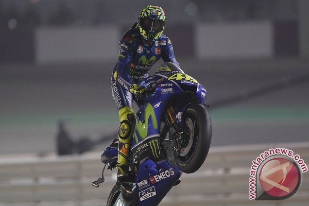Keren! Rossi Naik Podium di Seri Perdana MotoGP Qatar