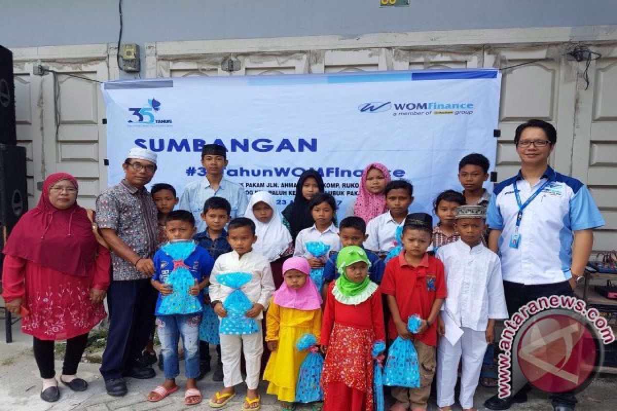 WOM Fiinance Gelar  Syukuran dan CSR HUT-35