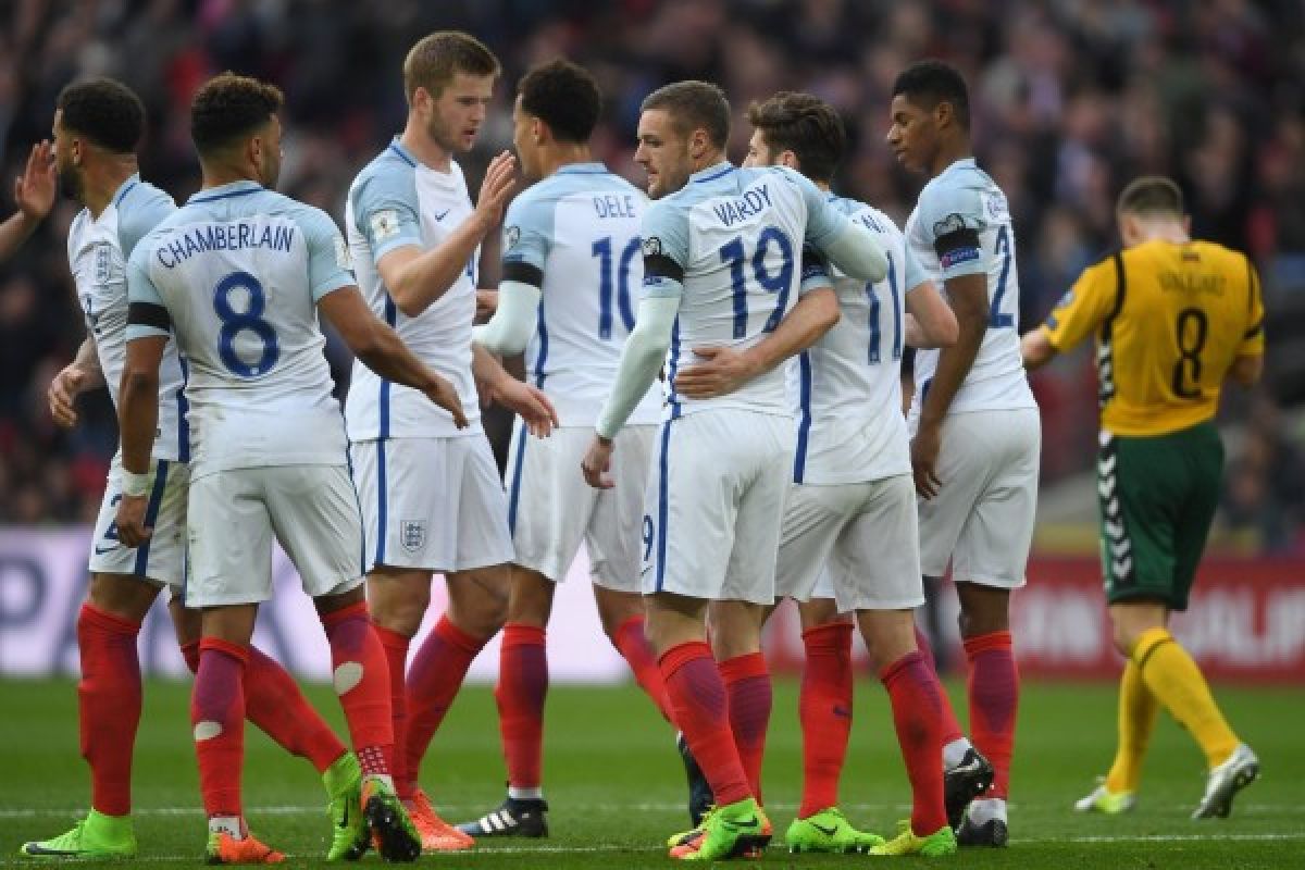 Marcus Rashford antar Inggris gebuk Slowakia 2-1