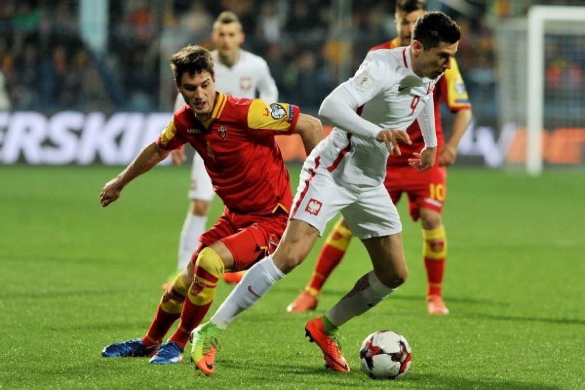 Polandia kalahkan Montenegro 2-1