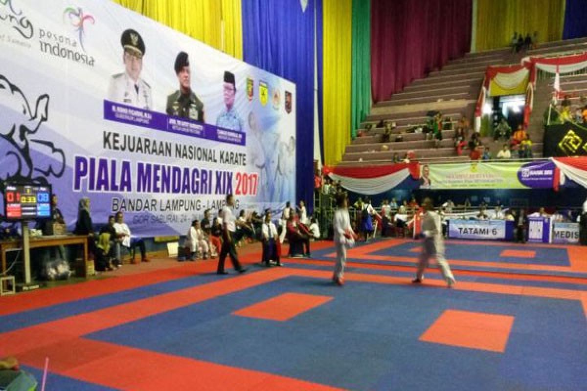 Lampung Raih Dua Perak Kejurnas Karate