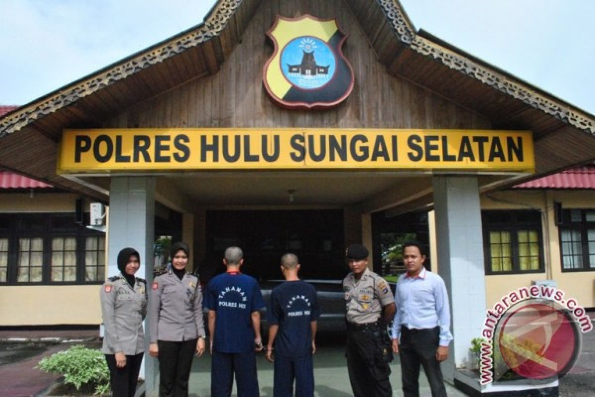 Polres HSS Tangkap Dua Tersangka Pemerkosa  Anak TK