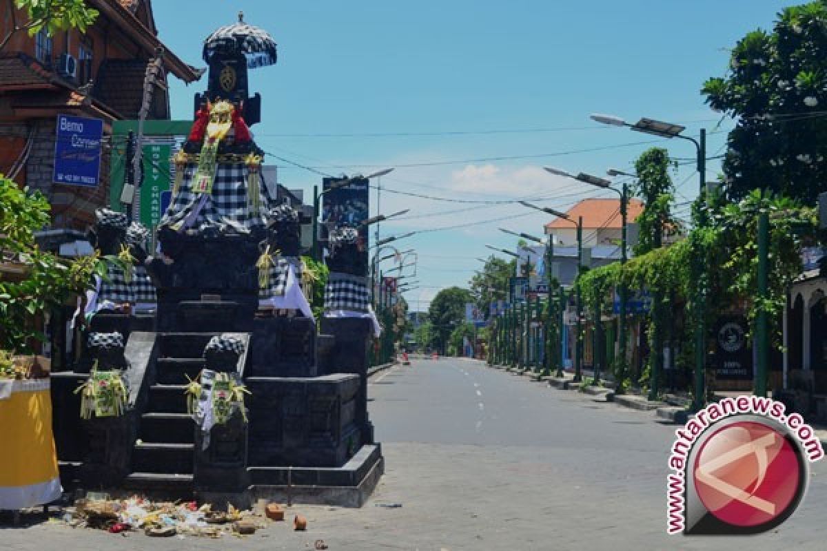 Bali sunyi tanpa polusi saat Nyepi