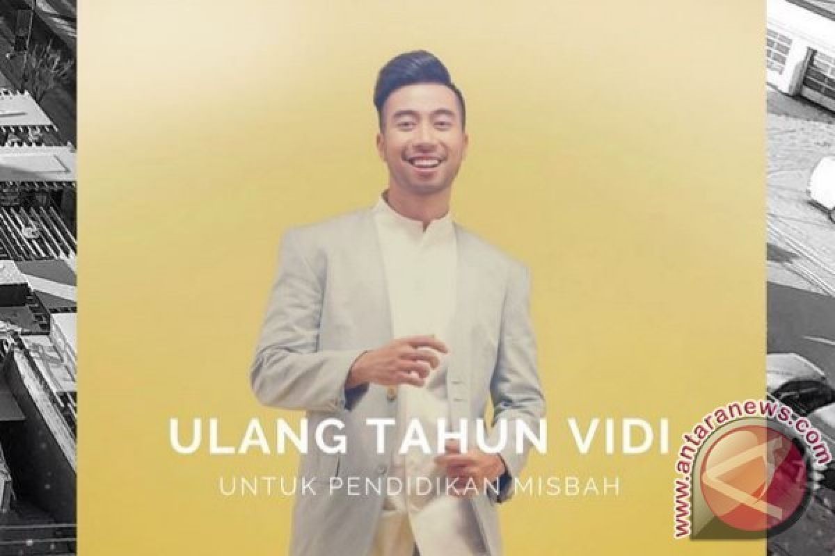 Vidi Aldiano Ulang Tahun, Ajak Penggemar Bantu Siswa SD