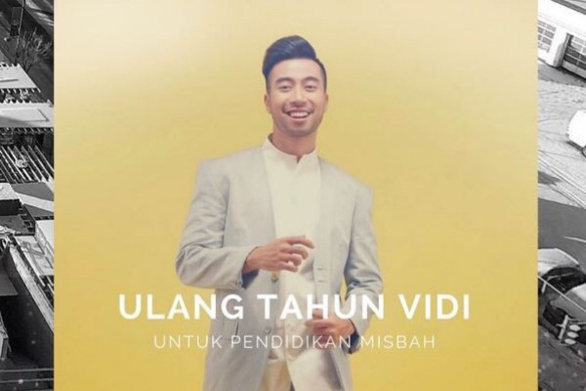 Ulang Tahun, Vidi Aldiano ajak penggemar bantu siswa SD