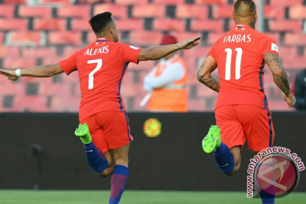 Kalahkan Venezuela 3-1, Chile Berpeluang Lolos Langsung ke Rusia