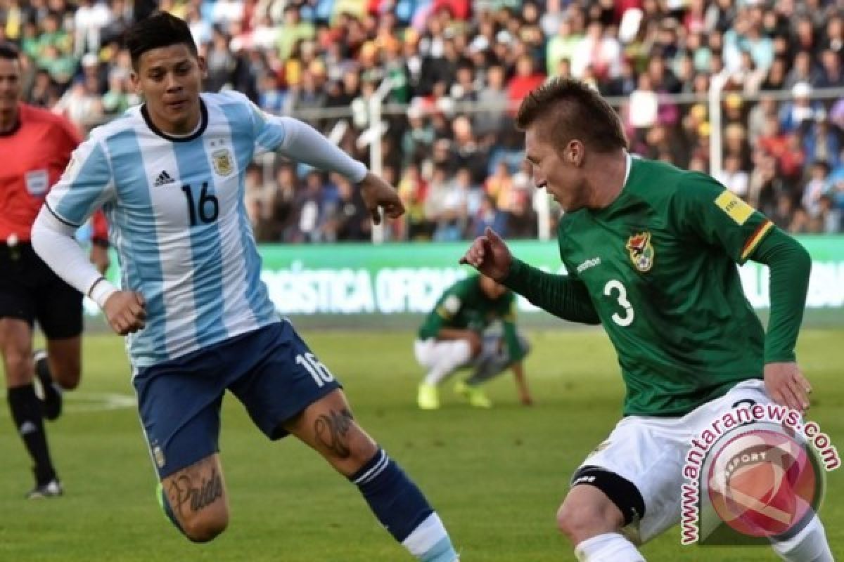 Tanpa Messi, Argentina tumbang 0-2 di tangan Bolivia