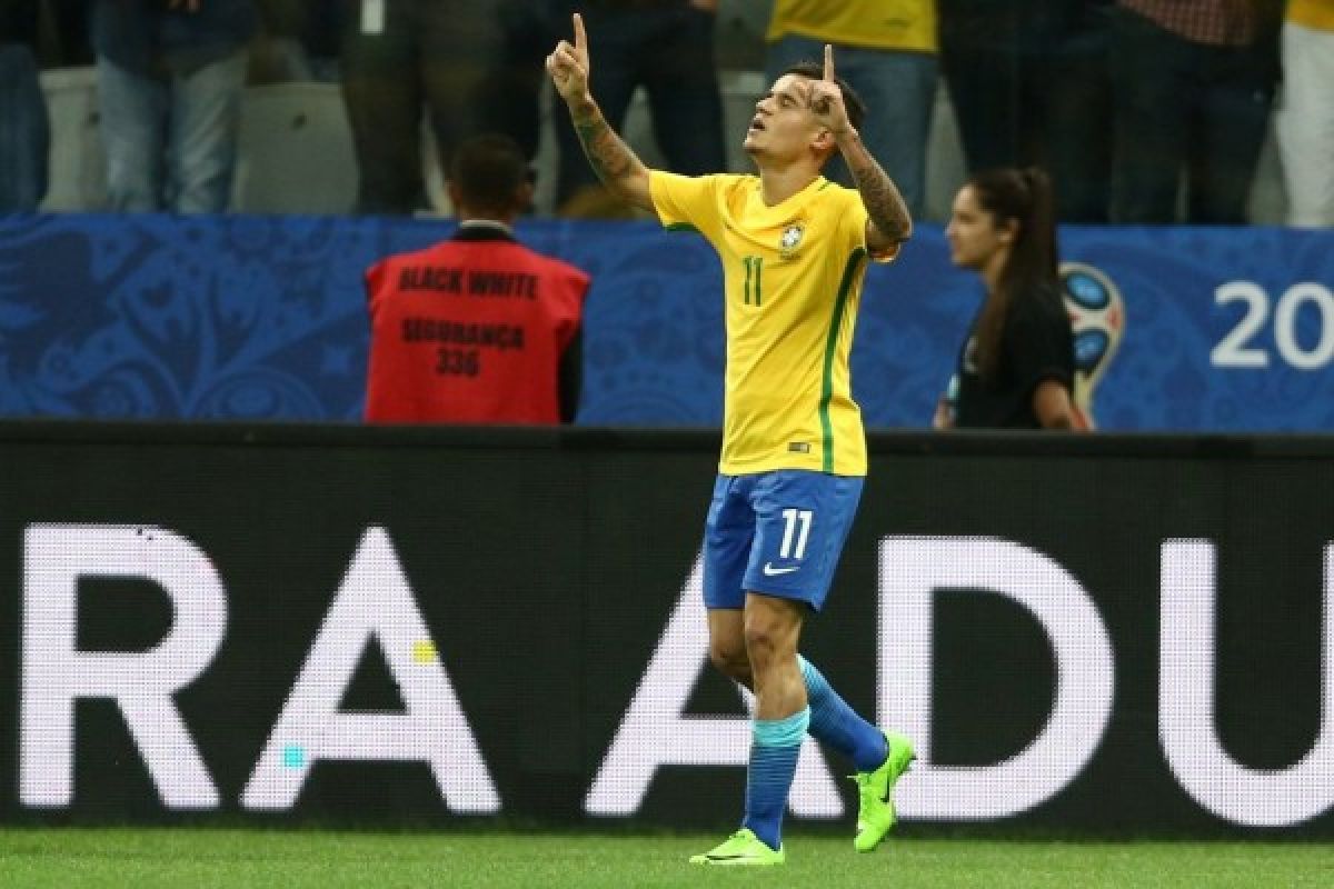Brazil bombardir Australia 4-0 dalam pemanasan piala konfederasi