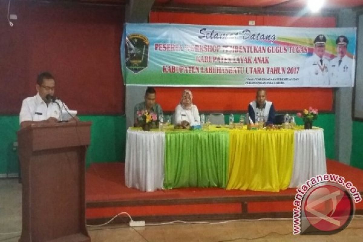 Bupati Buka Workshop Pembentukan Gugus Tugas KLA