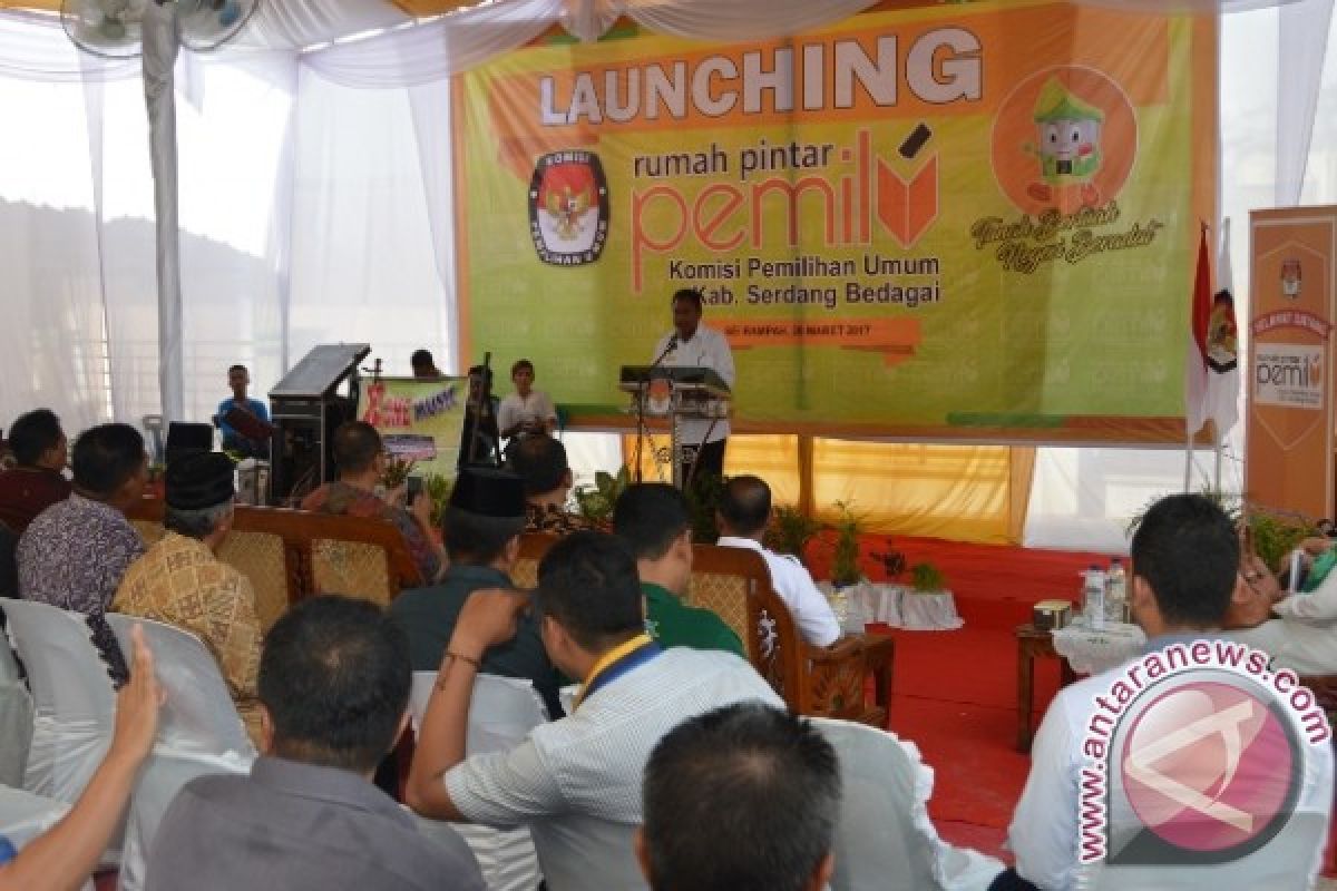 Wabup Launching Rumah Pintar Pemilu