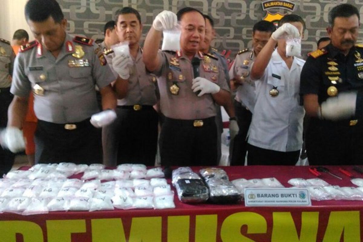 Kapolda: 53 Kilogram Sabu-sabu Masuk Kalbar 